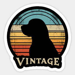 Vintage Beagle Dog Cool Distressed Dog Lover Gift Sticker